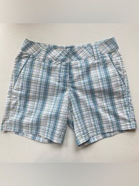 Oakley Blue Plaid Women’s Shorts